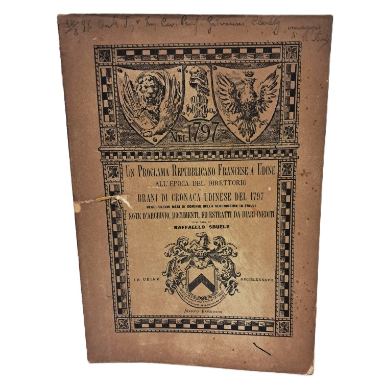 Un proclama repubblicano francese a Udine all'epoca del direttorio