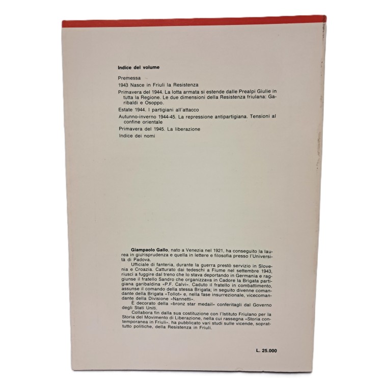 La Resistenza in Friuli 1943-1945