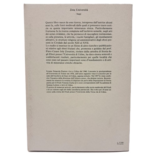 Gli ebrei a Cividale del Friuli dal XIII al XVII secolo